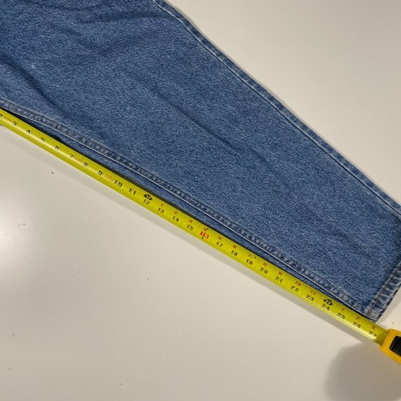 Vintage 80s Union Made Lee Riders 22 Relaxed fit jeans womens size 31x27 - Picture 10 of 10